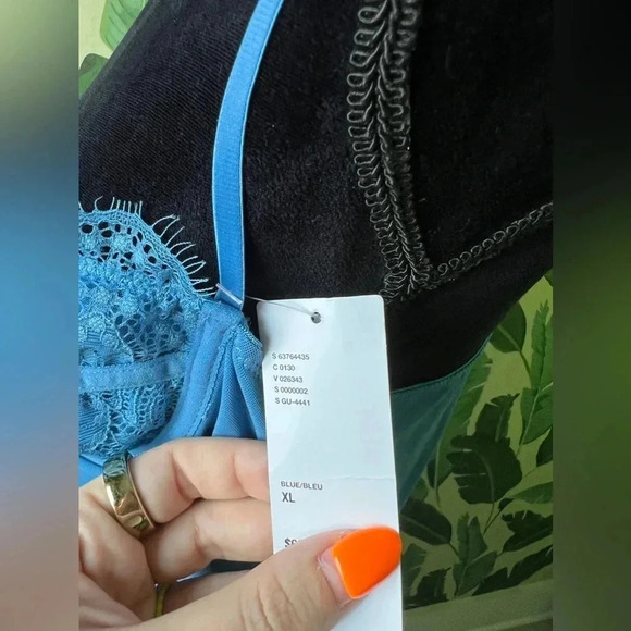 Urban Outfitters Women’s Blue Brenna Bustier Mini Dress XL NWT - Picture 10 of 11